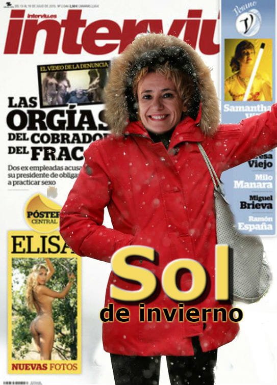 Sol Picó se viste en Interviú