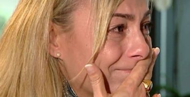 Sonia Castedo llorando