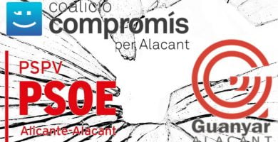 Tripartito de Alicante roto