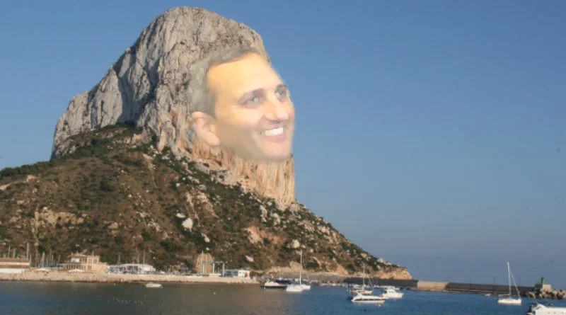 César Sánchez en el Peñón de Ifach