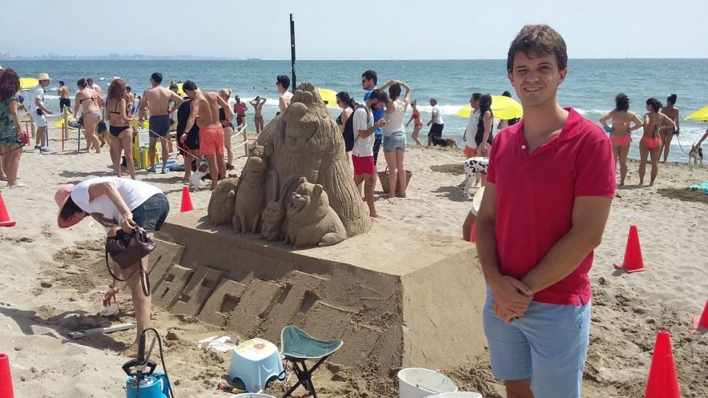 Vicente Buades en el Postiguet