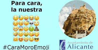 "Para cara, la nuestra", lema de la campaña para pedir que la Cara del Moro se convierta en emoji