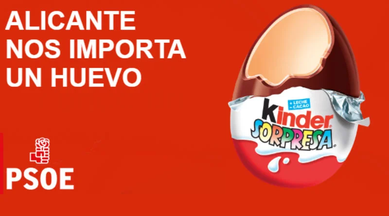 cartel psoe ALICANTE 2019