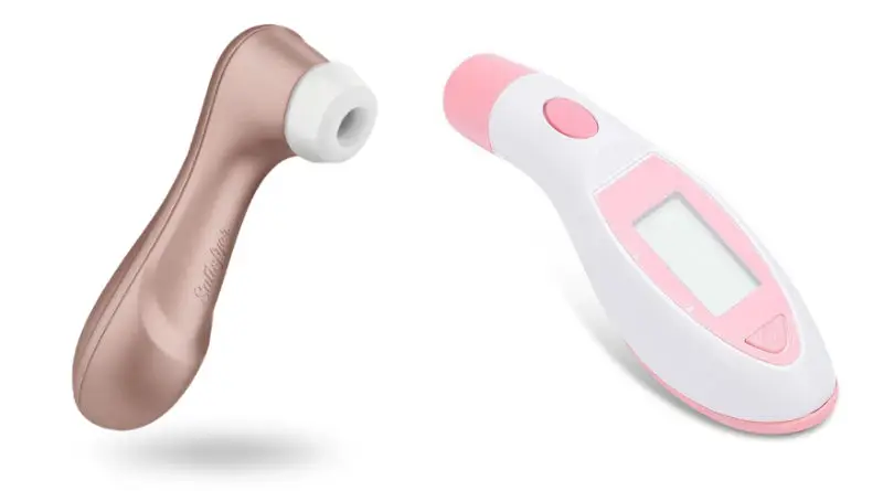 confundir un Satisfyer con un termómetro