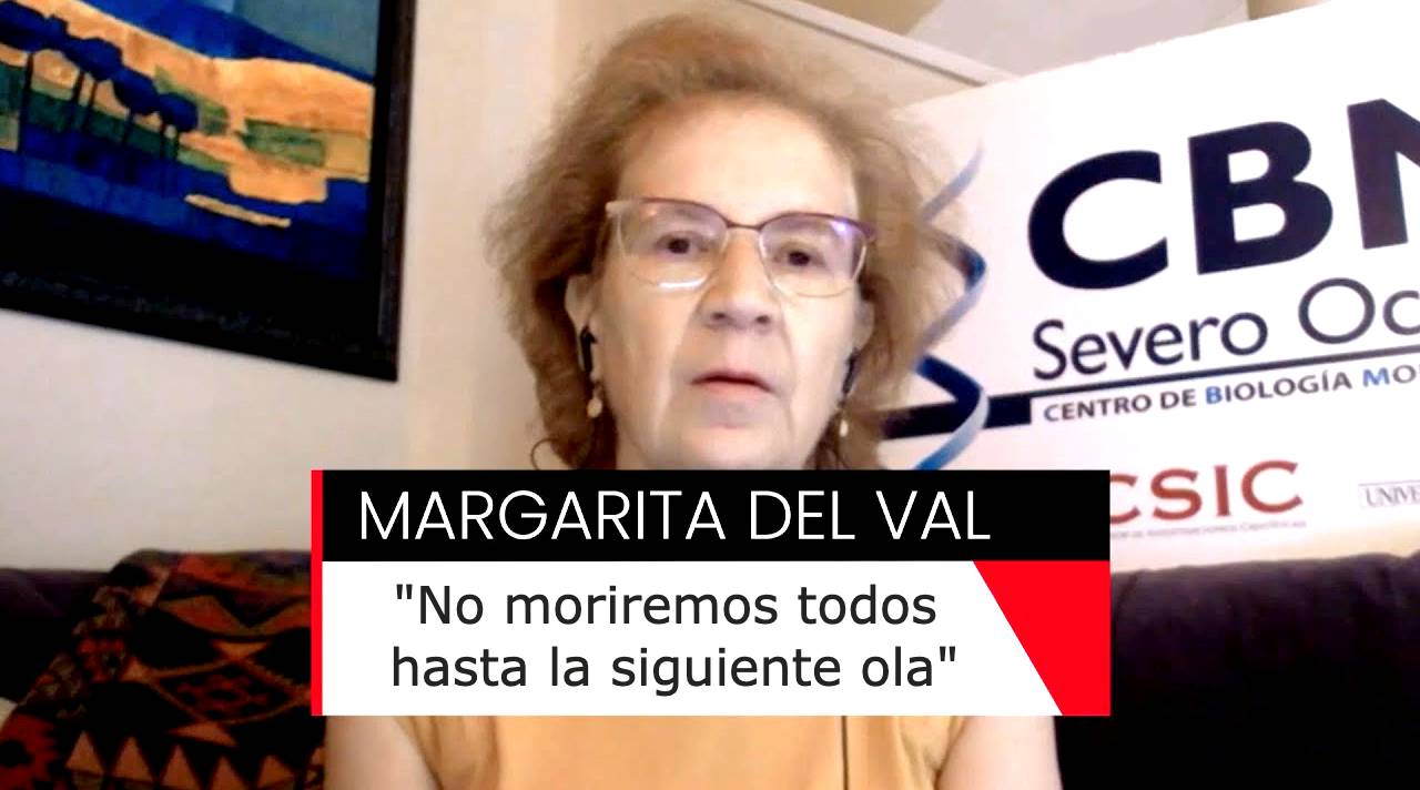 Margarita del Val tranquiliza a la población: «No moriremos todos hasta la siguiente ola»