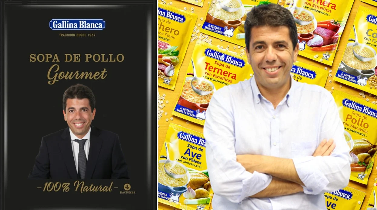 Gallina Blanca ficha a Carlos Mazón