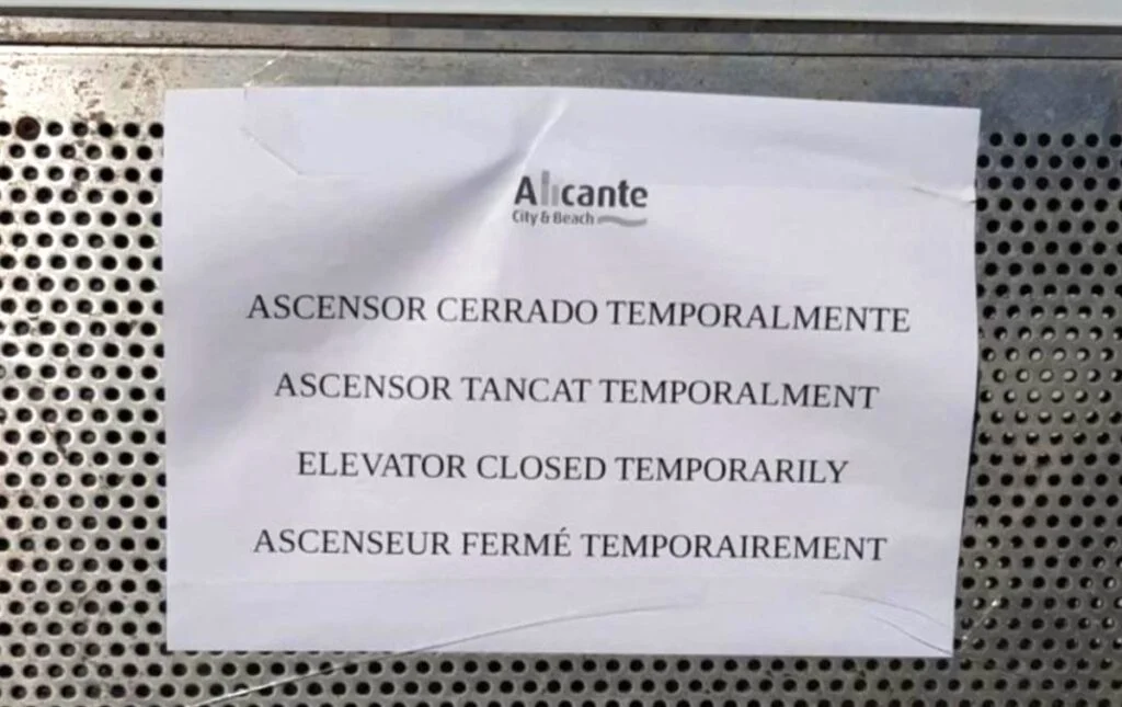 Avería Ascensor Castillo Alicante
