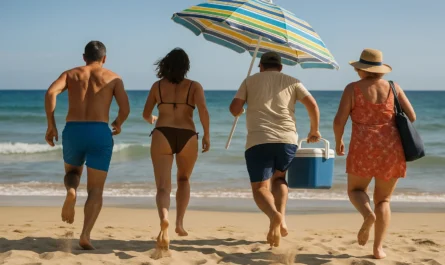 Turistas baten el récord olímpico de Usain Bolt al entrar descalzos en la Playa de San Juan